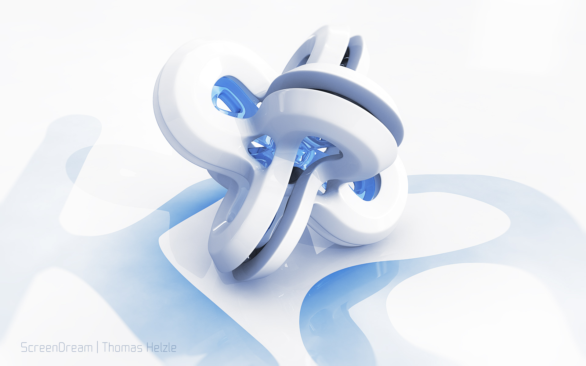'Dodeka Knot' A topology study created in TopMod, then further treated and rendered in Softimage XSI