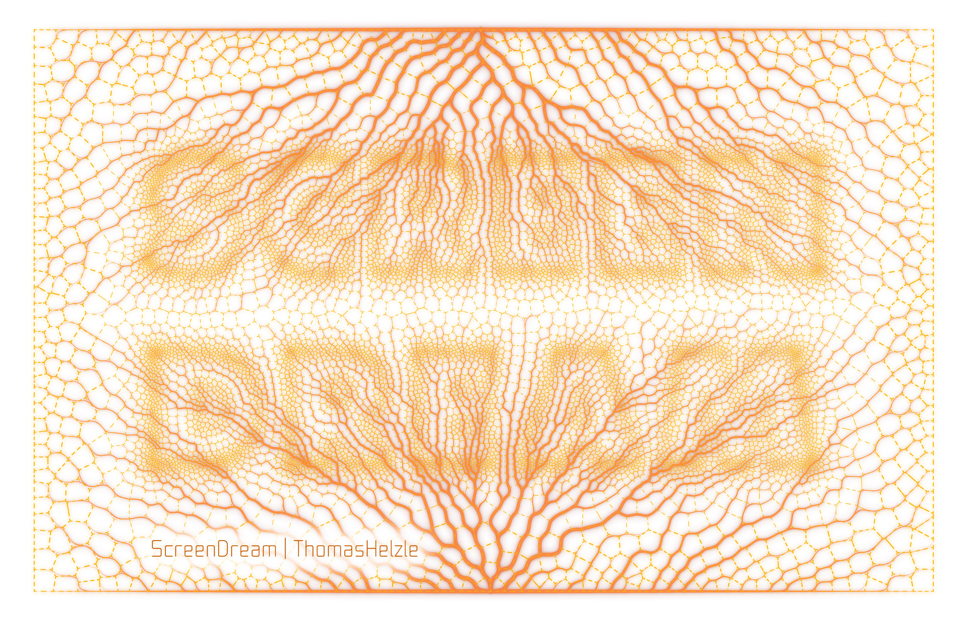 Organic ScreenDream created in Grasshopper