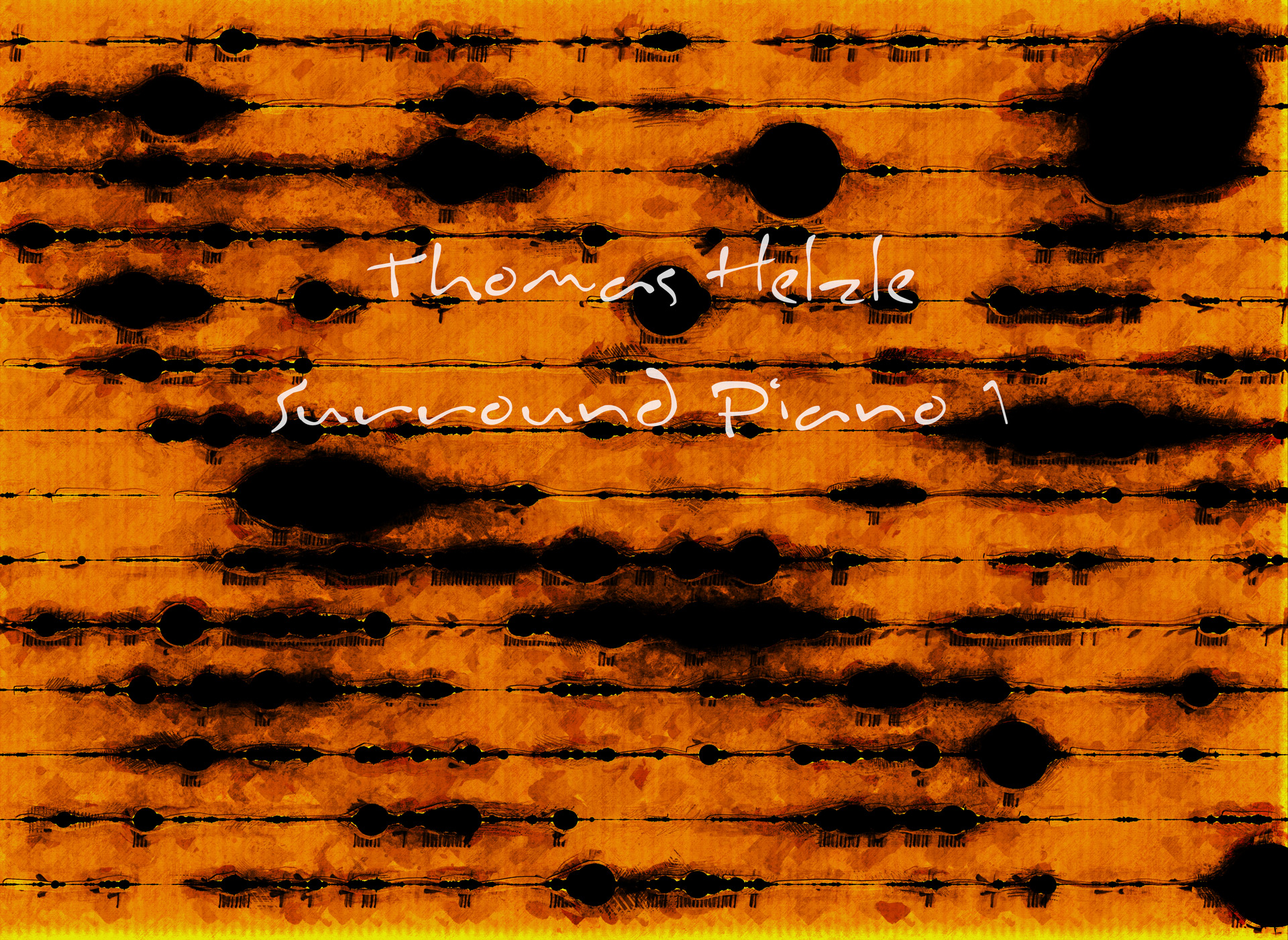 Surround Piano 1 Record Sleve designed in Lightwave 3D and FilterForge